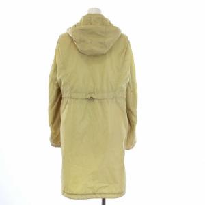 MONCLER YASMINE フーテッドコート ロング ジップアップ XXS イエロー