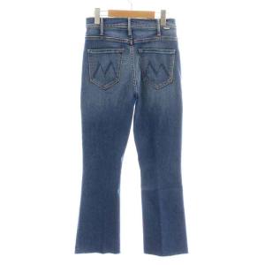 MOTHER HUSTLER SNAP DOWN ANKLE FRAY デニムパンツ ジーンズ ボタンフライ カットオフ ストレッチ 26