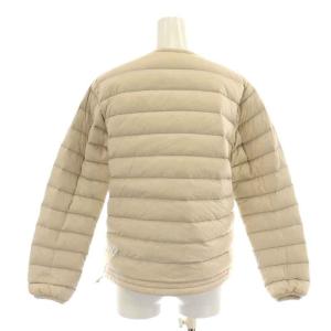 DANTON Crew Neck Inner Down Jacket ダウンジャケット クルーネック 36 S アイボリー JD-8748