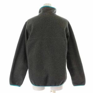 Patagonia ライトウェイト シンチラ スナップT プルオーバー フリースジャケット ハイネック ハーフボタン 長袖 XXS グレー 青