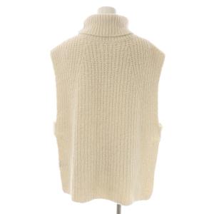 ISABEL MARANT ETOILE ニットベスト ノースリーブ タートルネック プルオーバー リブ アルパカ混 ウール混 42 XL アイボリー