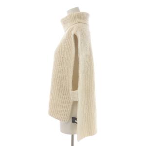 ISABEL MARANT ETOILE ニットベスト ノースリーブ タートルネック プルオーバー リブ アルパカ混 ウール混 42 XL アイボリー