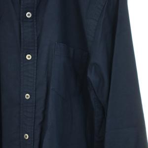 sacai コットンシャツ Cotton Shirt スタンダードカラー 長袖 2 M 紺 ネイビー SCM-013