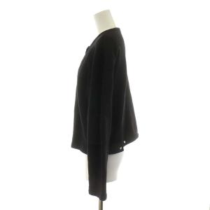 agnes b. CARDIGAN カーディガンプレッション 長袖 コットン Tイ S 黒 ブラック 0267M001