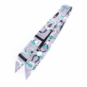ツイリー Panoplie Equestre 乗馬の装具一式 スカーフ グレー
