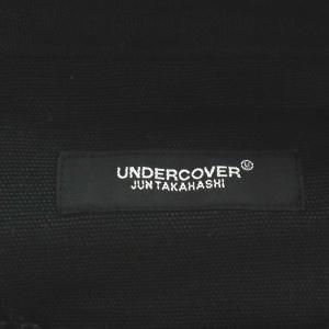 UNDERCOVER トートバッグ ハンドバッグ ショルダーバッグ キャンバス ロゴ 黒 ブラック UCZ8B01