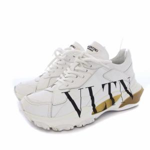 VALENTINO バウンス スニーカー ローカット 厚底 レザー 35.5 ホワイト