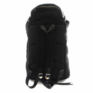 LORINZA リュックサック バックパック スエード 黒 ブラック