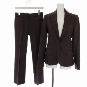 スーツ セットアップ 上下 テーラードジャケット 総裏地 シングル 1B パンツ ジップフライ ウール 0 XS X0 XXS