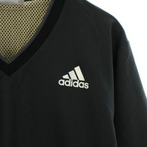 adidas テーラーメイド TaylorMade ゴルフウェア ナイロントレーナー プルオーバー Vネック 長袖 2way 裏地メッシュ