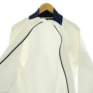 adidas アディクロス ADICROSS トラックジャケット アウター ワッペン XO 3L 白 ホワイト 紺 ネイビー FH8428