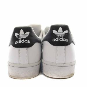 adidas Originals スーパースター SUPERSTAR スニーカー ローカット レザー ロゴ US10 28cm 白 ホワイト 黒 ブラック C77124