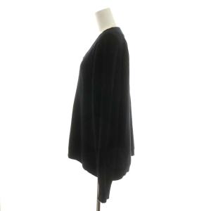 Deuxieme Classe 17AW ニット セーター 長袖 ウール カシミヤ混 Vネック 黒 ブラック