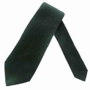 ネクタイ 総柄 シルク フランス製 緑 グリーン