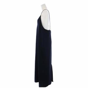 IENA 20SS レディスワンピースPL/R キャミワンピース ロング 38 M 黒 ブラック