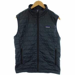 17FW ナノパフベスト ジャケット ジップアップ 中綿 S 紺 ネイビー 84242FA17