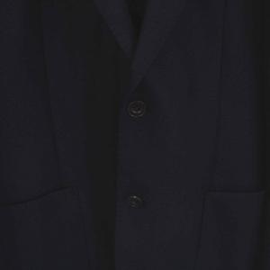 BARNEYS NEW YORK テーラードジャケット 2B センターベント アウター シルク混 48 M 紺 ネイビー ブルー