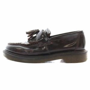 Dr.Martens ADRIAN タッセルローファー レザー キルト UK7 26cm チェリーレッド CHERRY RED 14573601