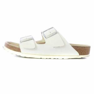 BIRKENSTOCK アリゾナ サンダル レザー 38 24.5cm 白 ホワイト