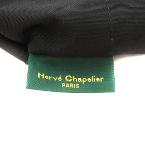 Hervé Chapelier ナイロン舟型トートS トートバッグ ハンドバッグ 黒 ブラック 901N