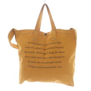 South2 West8 Printed Sunforger Grocery Bag トートバッグ ショルダーバッグ 2WAY ロゴ キャンバス 黄色