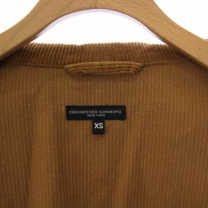 Engineered Garments コーデュロイ テーラードジャケット シングル ノーベント XS 茶 ブラウン