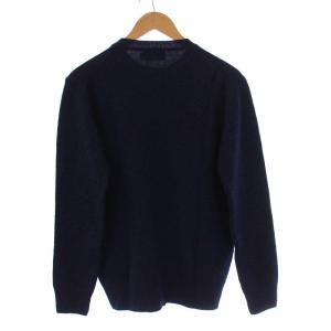 Maison Kitsuné KMM-1481-B ベイビーフォックス ニット セーター 長袖 クルーネック M ネイビー
