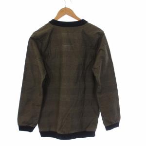 Frank Leder CHEQUERED CORDUROY CARDIGAN カーディガン 長袖 Vネック 総柄 XS カーキ 0317021