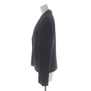 MARGARET HOWELL テーラードジャケット シングル 2B ウール 1 S 黒 ブラック