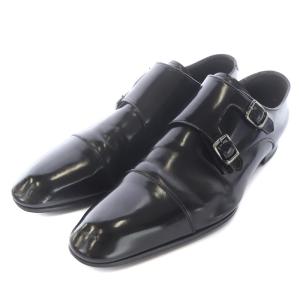 REGAL ビジネスシューズ 革靴 ダブルモンク ストレートチップ レザー 26.5cm 黒 ブラック 636R
