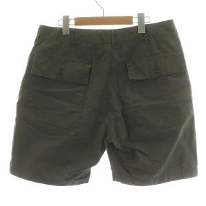 Engineered Garments ショートパンツ ジッパーフライ コットン M カーキ