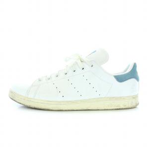 STAN SMITH フットウェアホワイト スニーカー シューズ US10 28cm 白 ホワイト 青 ブルー GW0486