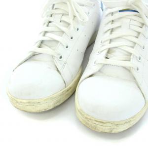 adidas Originals STAN SMITH フットウェアホワイト スニーカー シューズ US10 28cm 白 ホワイト 青 ブルー GW0486