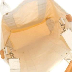 Hender Scheme campus bag small トートバッグ ハンドバッグ ショルダーバッグ 2WAY キャンバス レザー アイボリー 茶