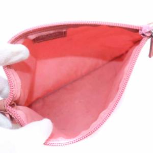 PRADA ポーチ マルチポーチ 小物入れ 三角プレート ナイロン ピンク