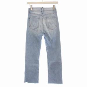 MOTHER The Tripper Ankle Fray デニムパンツ フレア カットオフ ジーンズ 25 S ライトブルー 青 10326-360