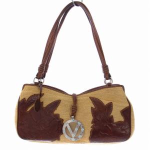 ストローバッグ かごバッグ ハンドバッグ 切り替え レザー ベージュ