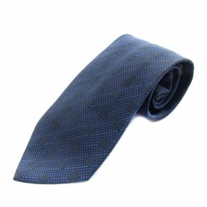 ネクタイ レギュラータイ シルク 刺繍 紺 ネイビー