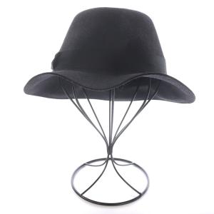 HELEN KAMINSKI 中折れハット フェルトハット 帽子 リボン ウール F チャコールグレー