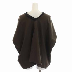 sacai 21SS Suiting Pullover ベスト ジレ Vネック プルオーバー 1 S 茶 ブラウン 21-05394