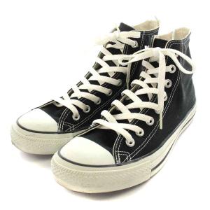 CONVERSE オールスターハイ ALL STAR HI スニーカー シューズ キャンバス US8.5 27.0cm 黒 ブラック 白 ホワイト