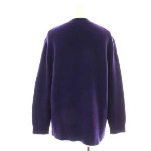 Theory CASHMERE SOLID CREW ニット セーター 長袖 クルーネック カシミヤ S 紫 パープル