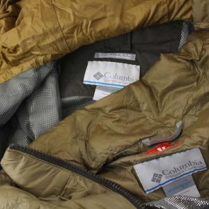 Columbia OMNI-HEAT インナーダウン付き マウンテンパーカー ジャケット アウター ジップアップ M カーキ