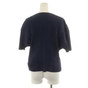 PLEATS PLEASE ISSEY MIYAKE イッセイミヤケ カットソー 半袖 4 XL 紫 パープル