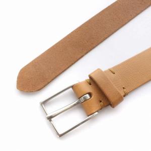 MARGARET HOWELL ベルト プレーン レザー 茶 ブラウン