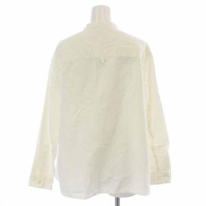 MHL. カジュアルシャツ 長袖 バンドカラー 2 M 白 ホワイト