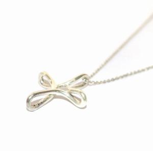 TIFFANY&Co. エルサペレッティ オープンクロス ネックレス ペンダント 925 シルバー