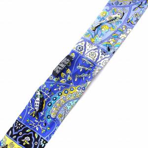 HERMES ツイリースカーフ Au Pays des Oiseaux Fleurs 花咲く鳥たちの国で シルク マルチカラー