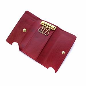 LOUIS VUITTON ミュルティクレ4 ヴェルニ キーケース 4連 赤 レッド M91211