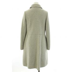 Harrods ステンカラーコート アウター ミドル ウール 2 M グレー